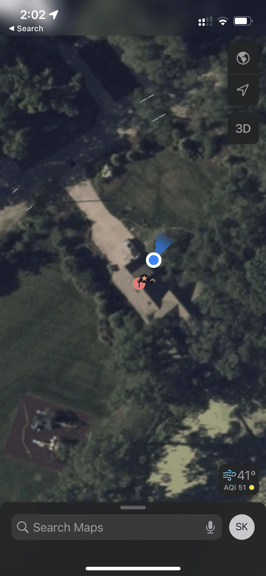 Apple Maps home