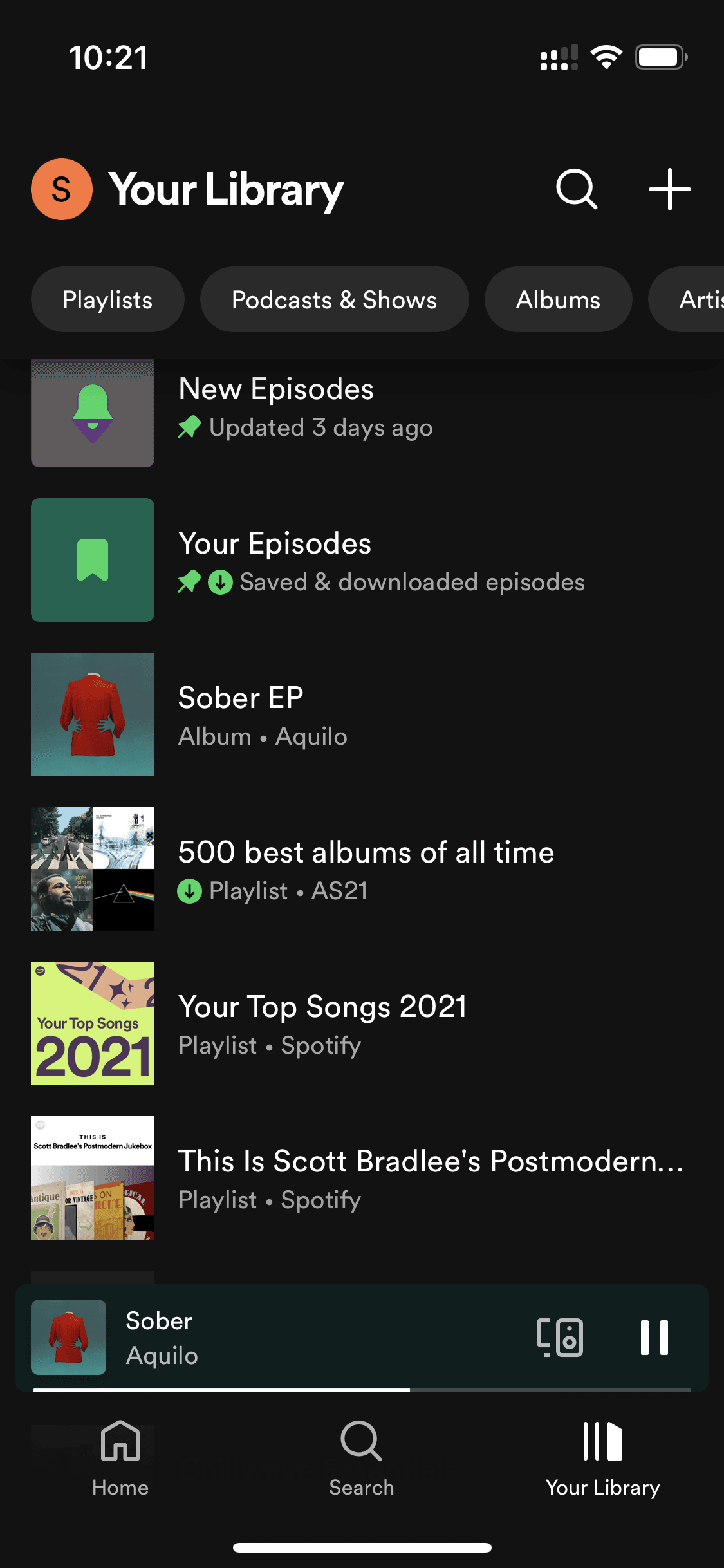Spotify Libirary
